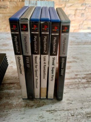 Consola PlayStation 2 Negra + 2 Mandos