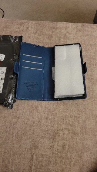 Custodia libro per Samsung Galaxy Note 20 blu