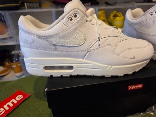Nike Air Max 1 x Supreme Blanco