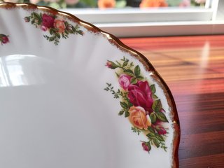 Vajilla floral Pastelero Royal Albert Old Country