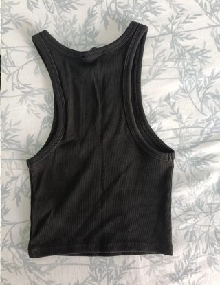 Top negro Zara