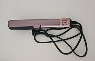 Piastra asciugacapelli, ispirazione Dyson Airstrait, tono ceramica rosa/oro rosa