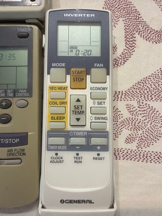 Mandos Aire Acondicionado Fujitsu y General
