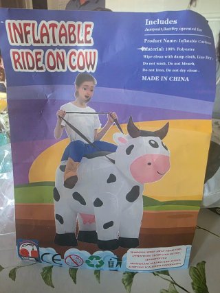 Disfraz Hinchable Vaca Talla Única