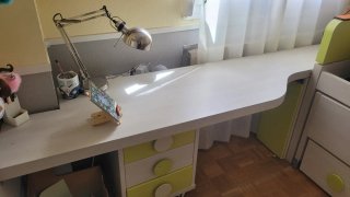 Cama nido con escritorio y cajonera