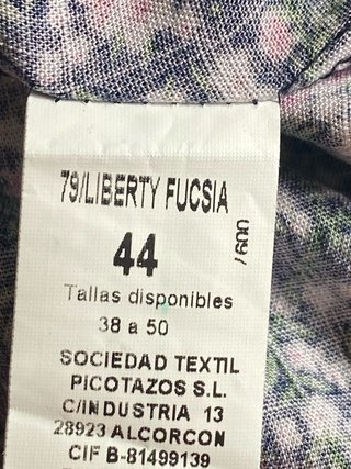Vestido azul marino floral largo