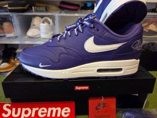 Nike Air Max 1 x Supreme Morado Blanco