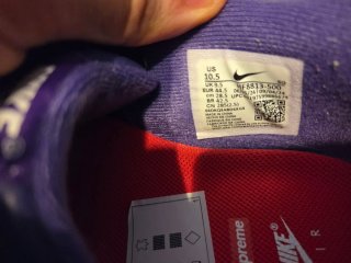 Nike Air Max 1 x Supreme Morado Blanco