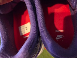 Nike Air Max 1 x Supreme Morado Blanco