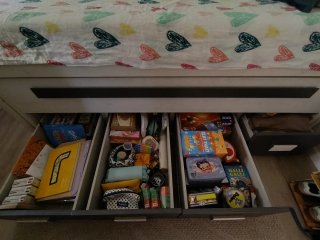 Cama nido con cajones