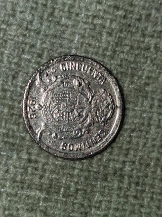 50 Céntimos 1926 Moneda Antigua
