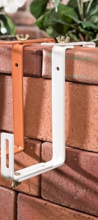 Supporti da muro per fioriere con gancio in metallo