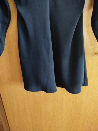 Vestido Zara manga larga negro Talla S
