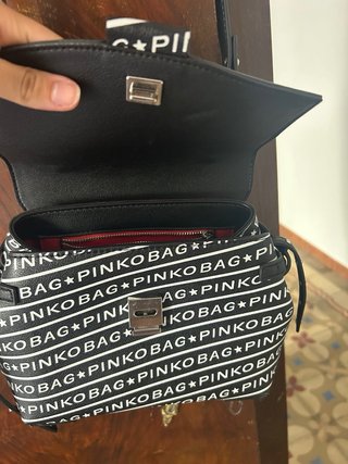 Borsa a tracolla Pinko rosa