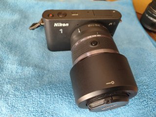 Nikon 1 J1 + Lentes 10-30 y 30-110 + Cargador