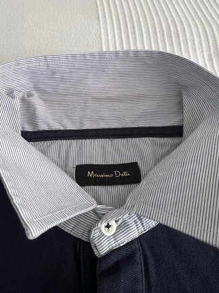 Polo Massimo Dutti Azul Marino