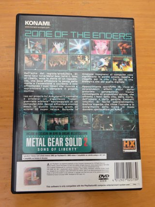 Zone of the Enders + Demo MGS2 PS2