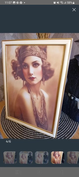 Cuadros Art Deco Mujeres Vogue