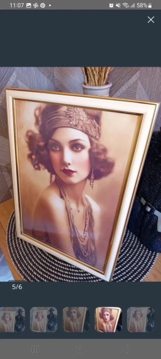 Cuadros Art Deco Mujeres Vogue