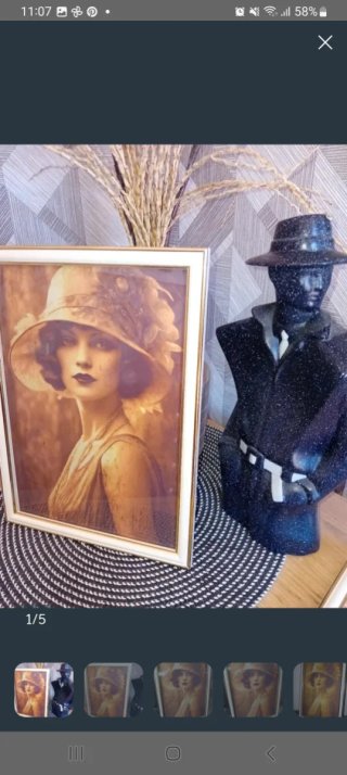 Cuadros Art Deco Mujeres Vogue