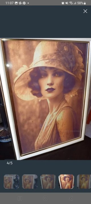 Cuadros Art Deco Mujeres Vogue