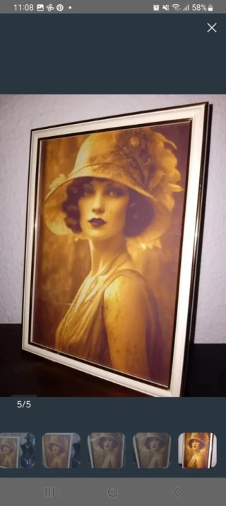 Cuadros Art Deco Mujeres Vogue