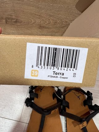 Pies Sucios Terra Zip Vibram Sandalias Talla 39 EU