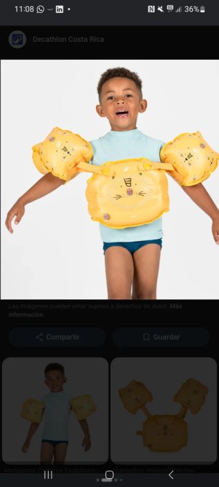 Manguitos y Cinturón Natación Decathlon TISWIM