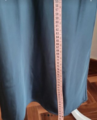 Falda larga satinada Gallery Talla M