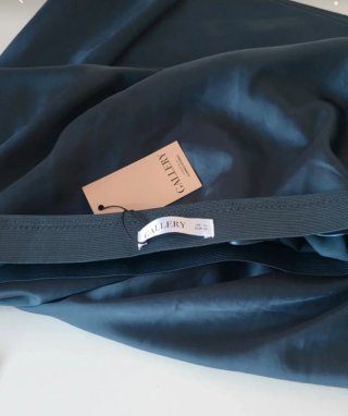 Falda larga satinada Gallery Talla M