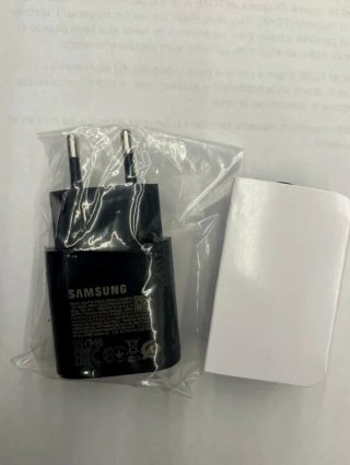 Caricabatterie Samsung con cavo + spina 25W Nero