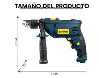 Taladro 900W con maletín y accesorios