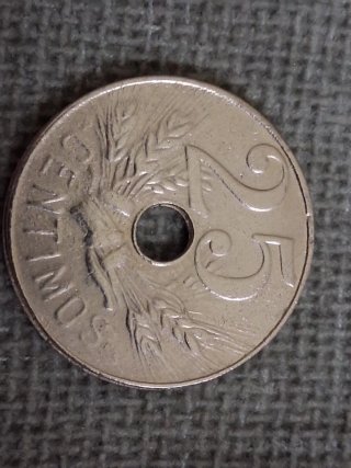 25 céntimos 1927