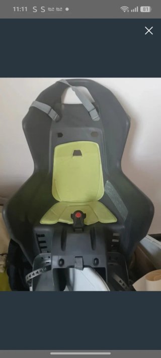 Silla bici paseo infantil