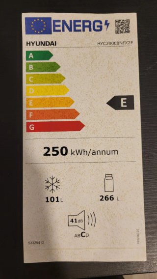 Frigorífico Hyundai Acero Inoxidable