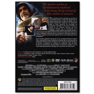 EL NOMBRE DE LA ROSA (Intriga, Sean Connery)