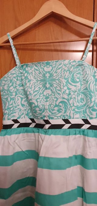 Vestido de tirantes con estampado