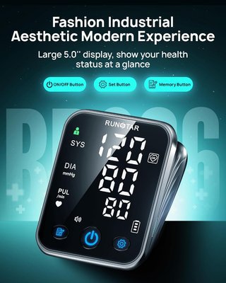 Tensiómetro de brazo con pantalla LED