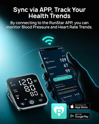 Tensiómetro de brazo con pantalla LED