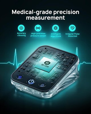 Tensiómetro de brazo con pantalla LED