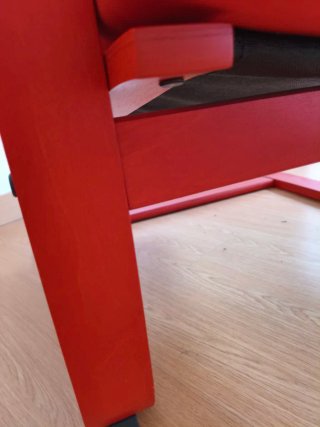 Sillón moderno rojo Ikea