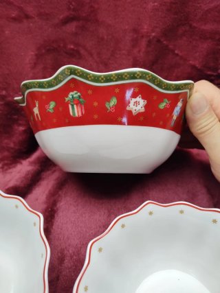 Set 3 Bols Villeroy & Boch Navidad