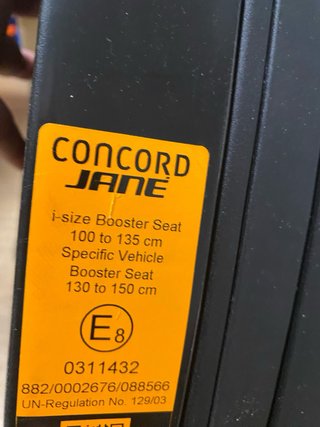 Silla coche Jane Concord Racer