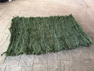 Seto artificial verde 230x140