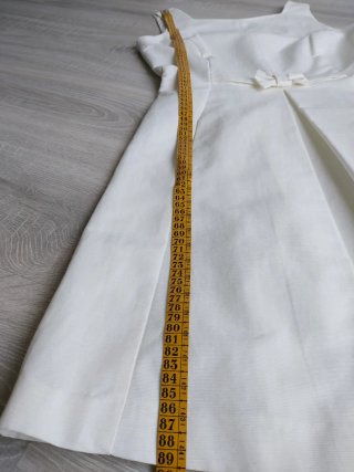Vestido Zendra de El Corte Inglés Talla M Blanco