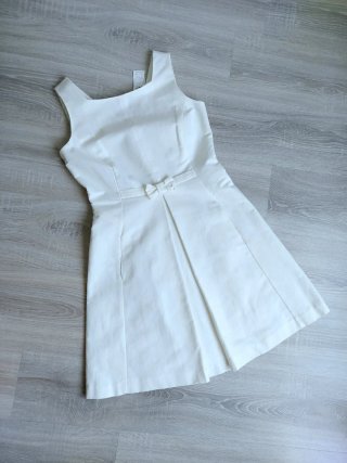 Vestido Zendra de El Corte Inglés Talla M Blanco
