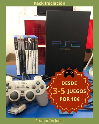 Consola Playstation 2 PS2 FAT PAL COMPLETA