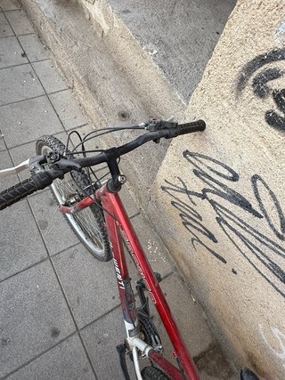 Bicicleta de montaña roja JL-WENTI