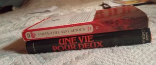 2 Libros Vintage (1966/1978) Ficción en Francés.