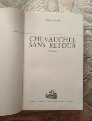 2 Libros Vintage (1966/1978) Ficción en Francés.